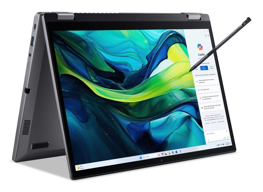 ACER PC Portable Convertible Aspire Spin 14 Intel Core 7 32 Go RAM QWERTY