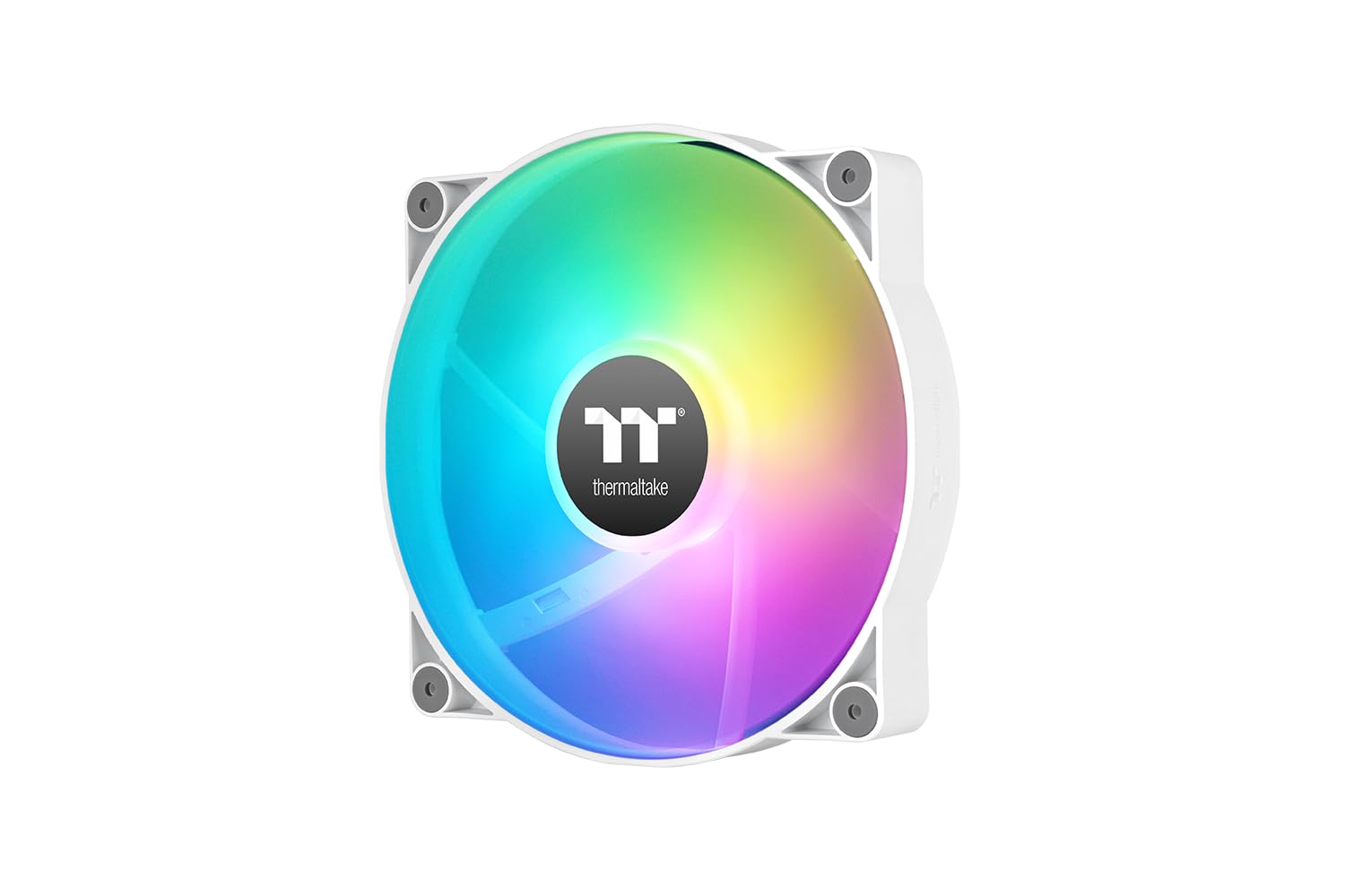 THERMALTAKE CT200 ARGB Sync PC Cooling Fan White (Single Pack)