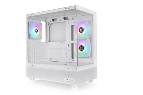 THERMALTAKE Boitier Moyen Tour E-ATX View 270 Plus TG RGB avec panneaux vitrés (Blanc)