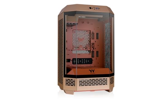 THERMALTAKE Boitier Mini Tour Micro ATX The Tower 300 avec panneaux vitrés (Marron)