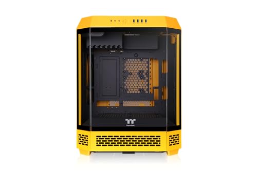 THERMALTAKE Boitier Grand Tour E-ATX The Tower 600 avec panneaux vitrés (Jaune)