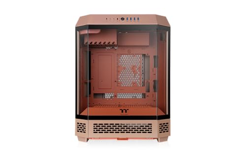 THERMALTAKE Boitier Grand Tour E-ATX The Tower 600 avec panneaux vitrés (Marron)