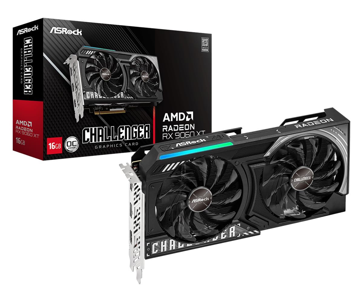 ASROCK Radeon RX 9060 XT Challenger 16GB OC