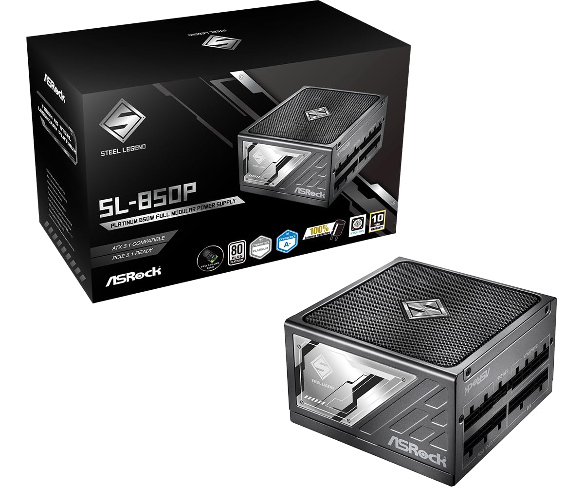 ASROCK Steel Legend SL-850P 850W ATX 80+ Platinum