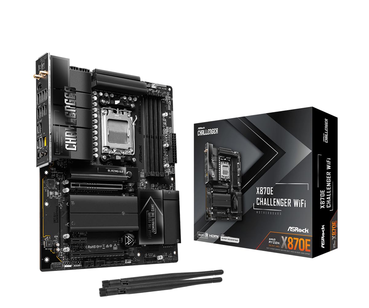 ASROCK X870E Challenger WiFi       AM5 ATX  HDMI/USB-C