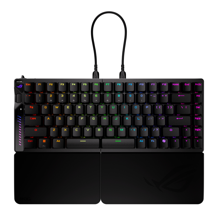ASUS Clavier mécanique ROG Falcata 75% sans fil avec commutateurs magnétiques et RGB