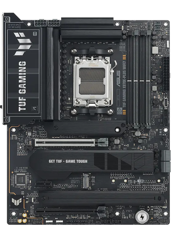 ASROCK AMD X870E ATX motherboard DDR5 PCIe 5.0 x16 4xM.2 1xHDMI 2xSATA