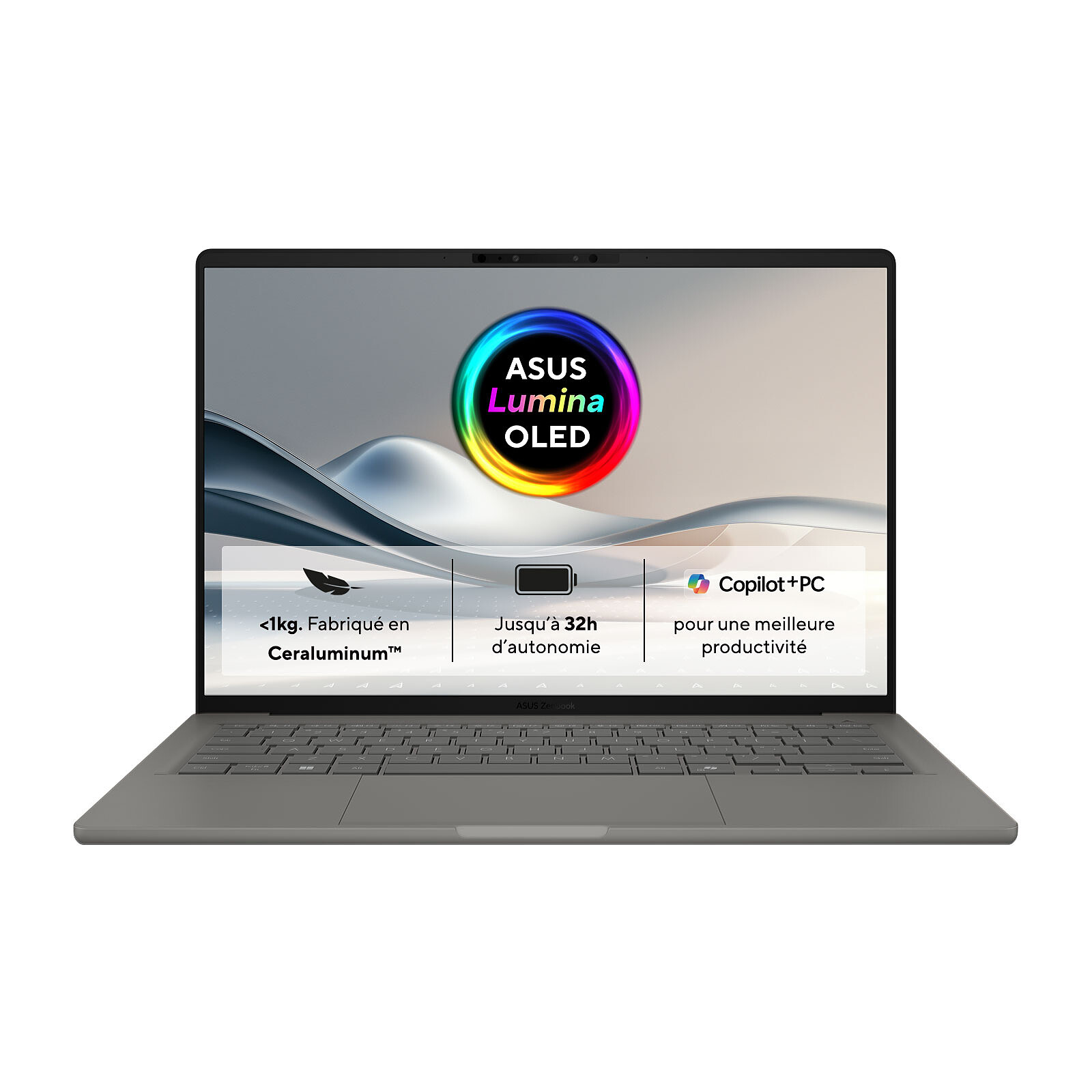 ASUS Ordinateur Portable Zenbook UX3407 14\ WUXGA Qualcomm X1