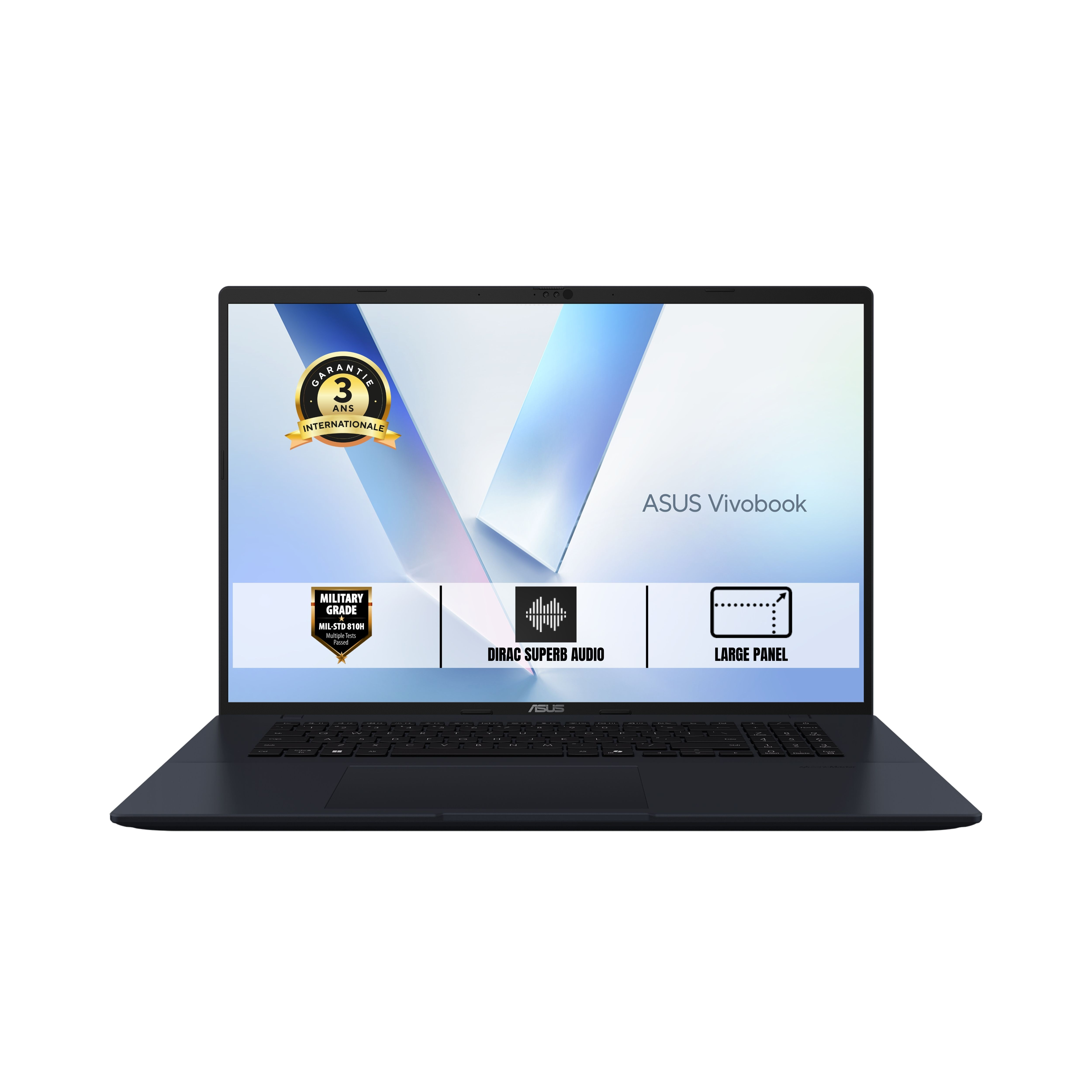 ASUS Vivobook M1807GA-PRO-DISS8116X AMD RYZEN AI 7 445 18p WUXGA DDR5 16Go 512Go PCIE G4 SSD AMD Radeon Graphics W11P Blue