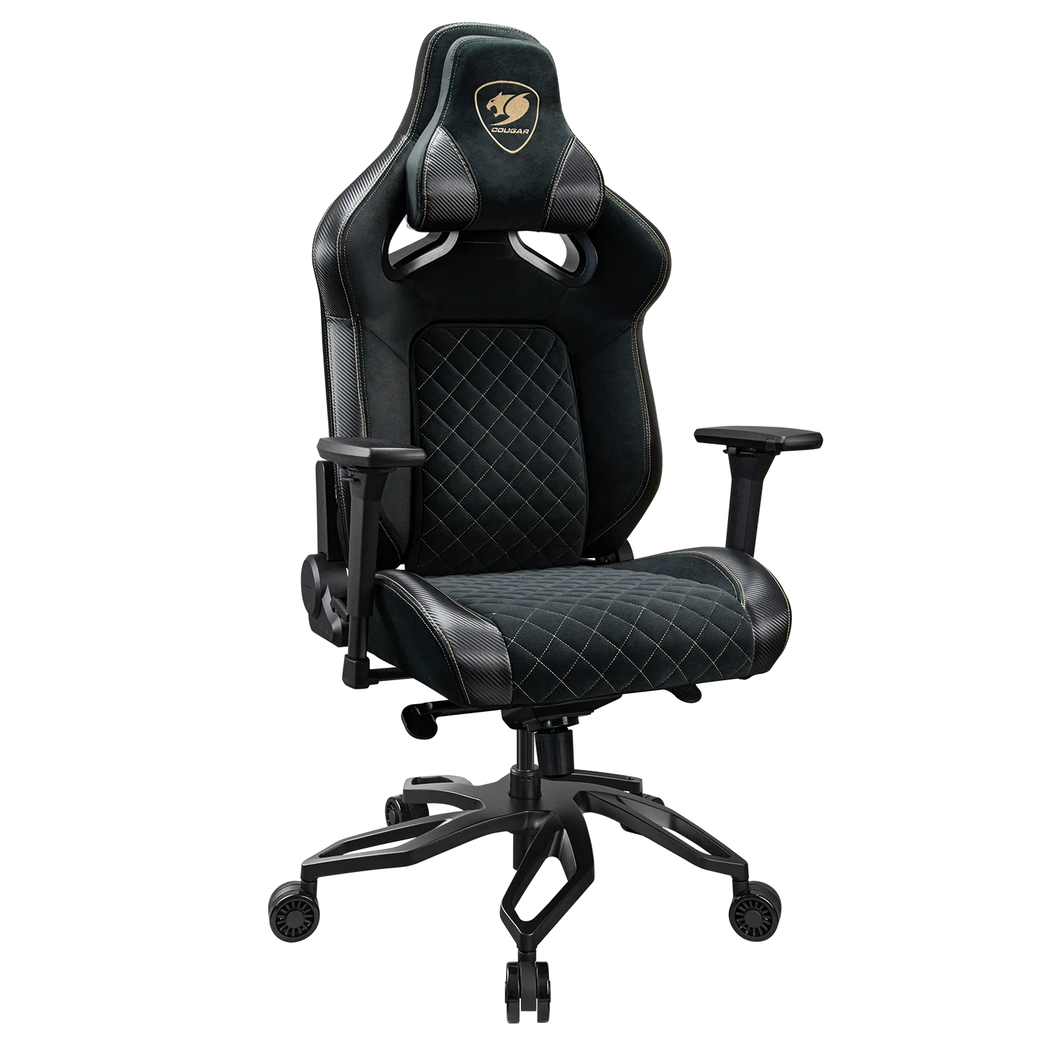 Cougar Chaise gaming CGR-T2F-GLB 160 kg dossier inclinable accoudoirs 4D