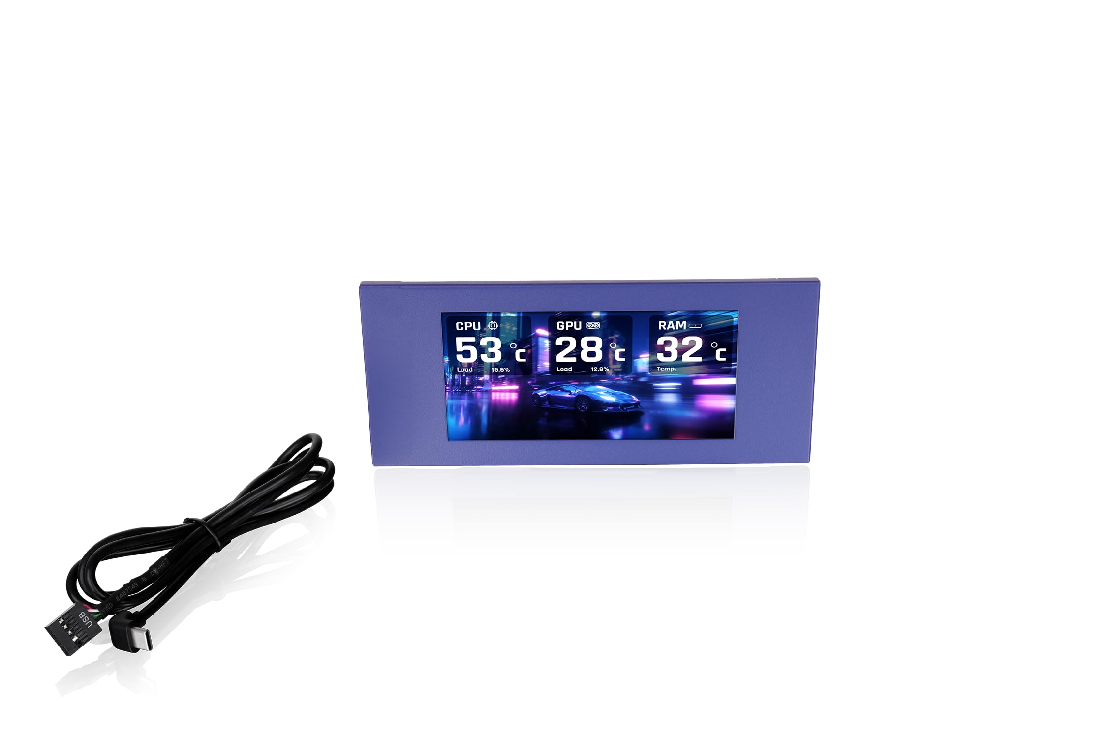 THERMALTAKE 6-Zoll-LCD Panel Kit pour View 600 TG Future Dusk