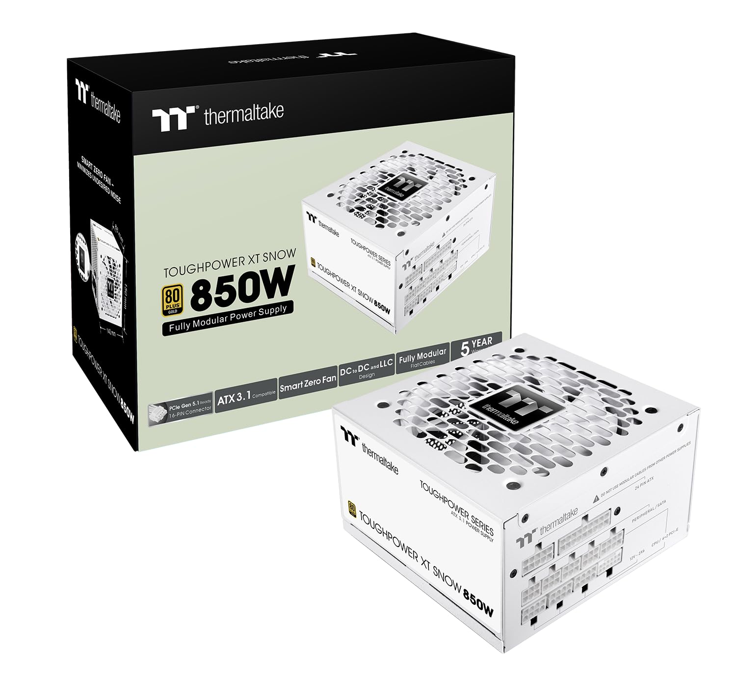 THERMALTAKE Netzteil Toughpower XT 850W Snow ATX3.1 80+G WH retail