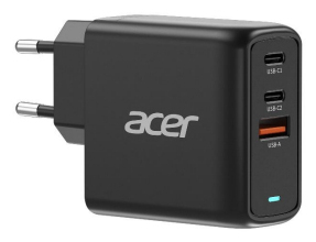 ACER Chargeur ordinateur portable  67W 2 USB-C / 1 USB-A NOIR