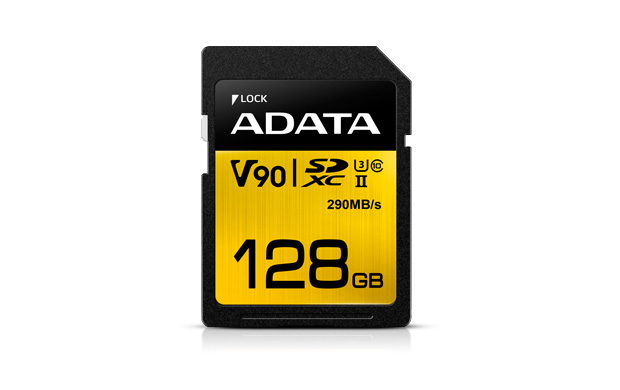 ADATA Carte mémoire SDXC Premier One 128 Go UHS-II U3 Classe 10 V90