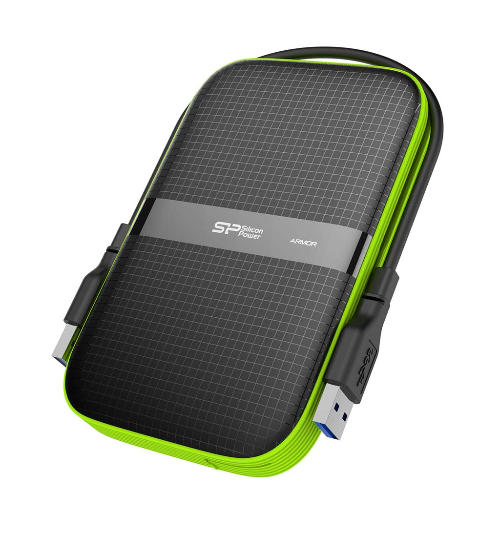 SILICON POWER External HDD Armor A60 2.5p 2To USB 3.0 IPX4 Black