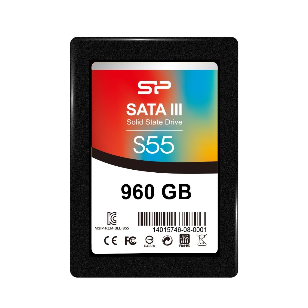 SILICON POWER Disque SSD Slim S55 1To - S-ATA 2,5