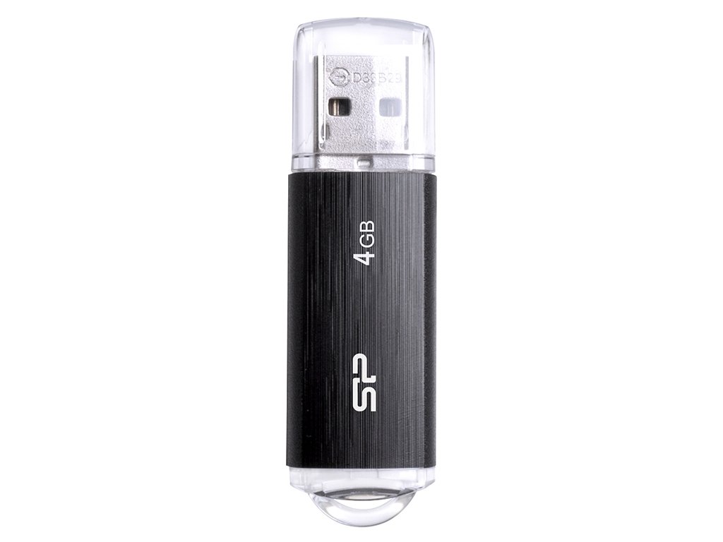 SILICON POWER Ultima U02 4Go USB 2.0 Black