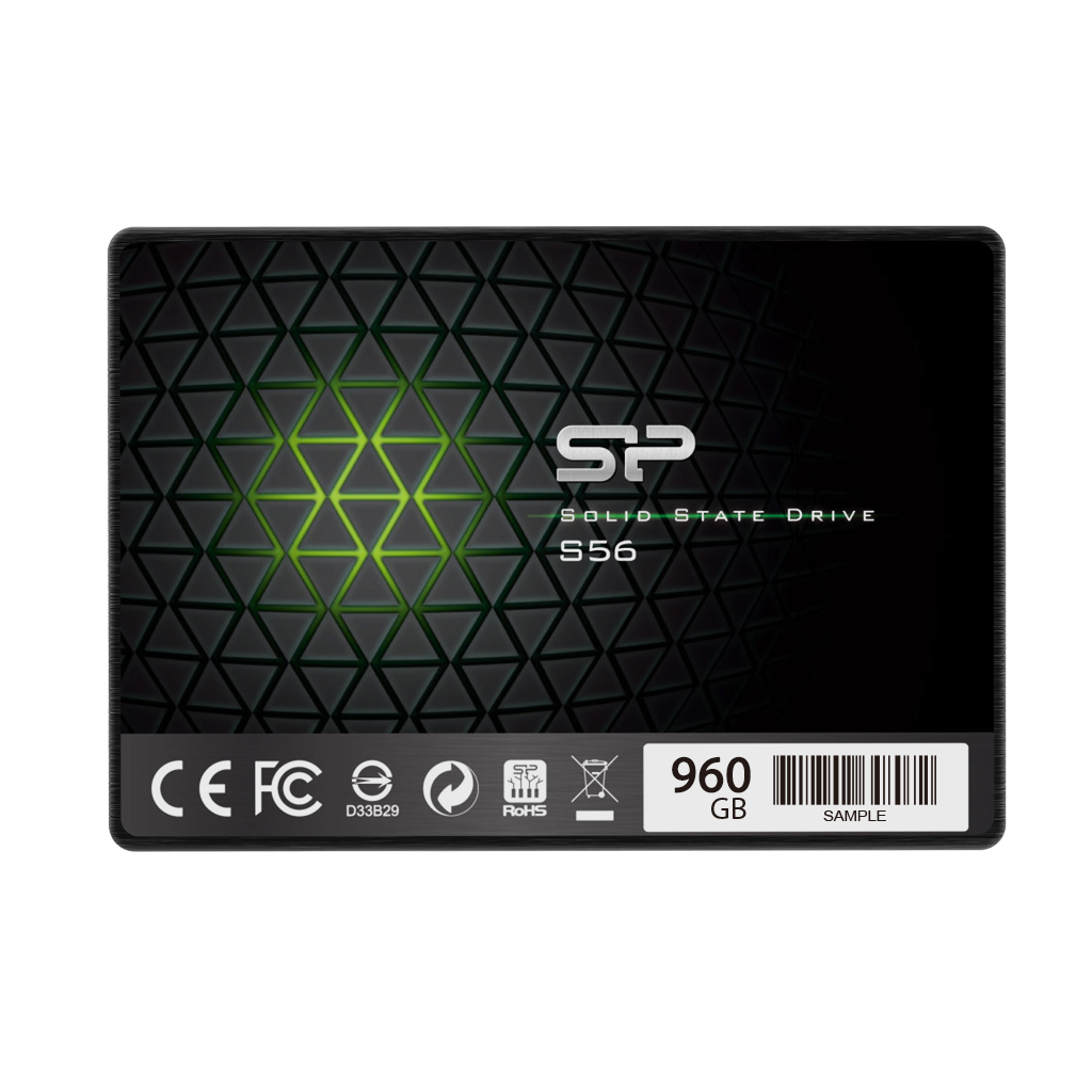 SILICON POWER Disque SSD Slim S56 120Go - S-ATA 2,5