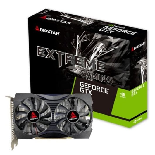 Biostar Carte Graphique GeForce GTX 1050 4GB GDDR5 PCIe 3.0 Dual Fan
