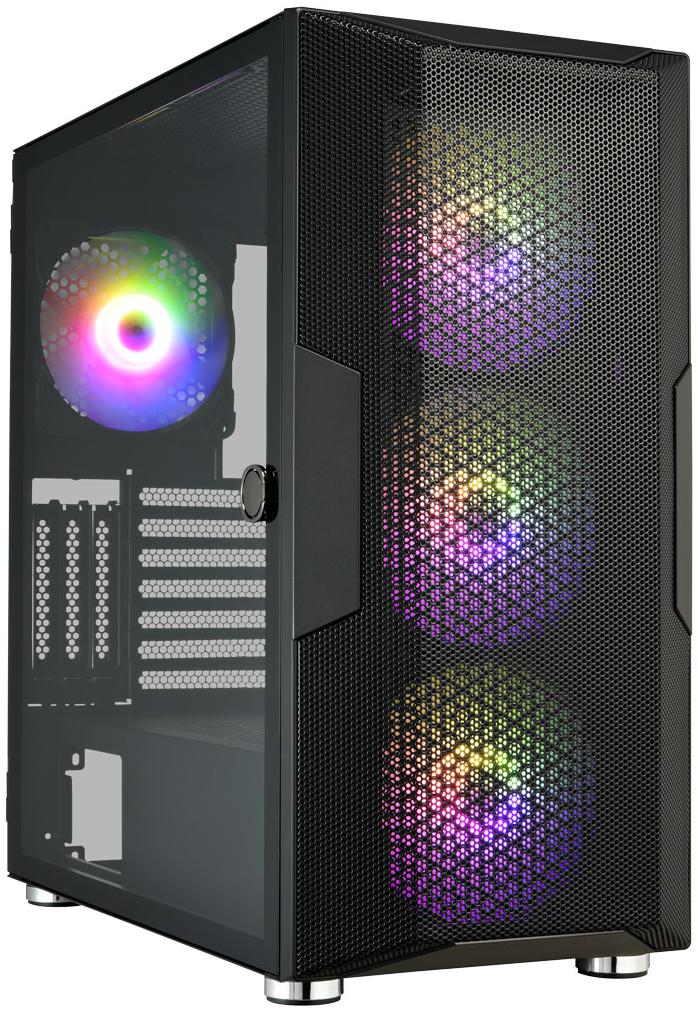 FSP Boitier Moyen Tour ATX FSP CUT592 RGB avec panneau vitré (Noir)