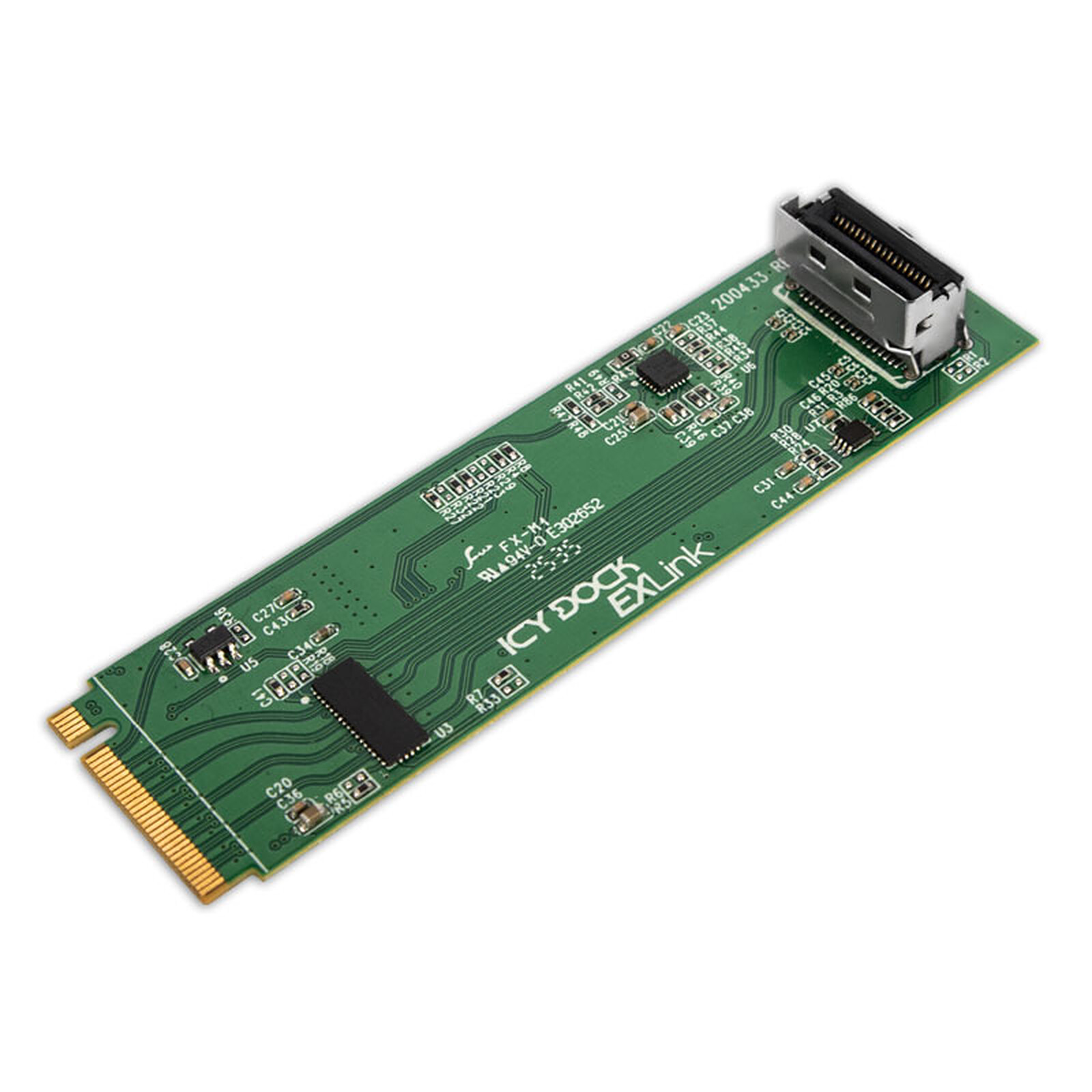 Icy Dock ICY DOCK M.2 NVMe PCle 5.0 SSD to 1x MCIO 4i Adapter with R