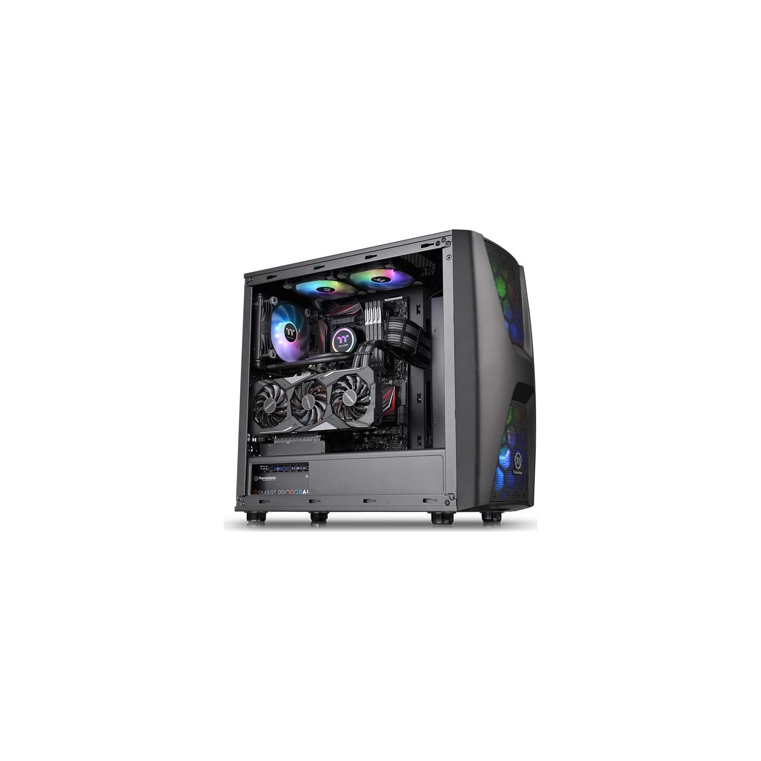 THERMALTAKE Modèle du produit : Commander C34 TG ARGB Noir