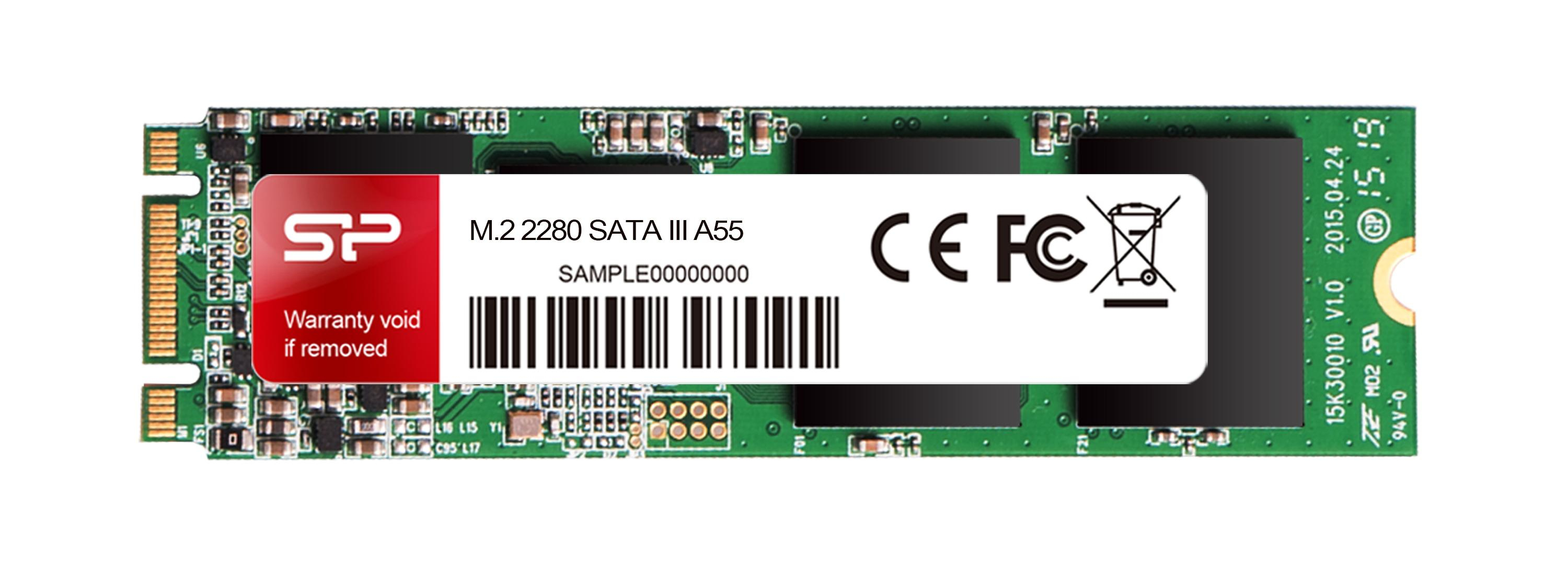 SILICON POWER Disque SSD Ace A55 256Go - S-ATA M.2 Type 2280
