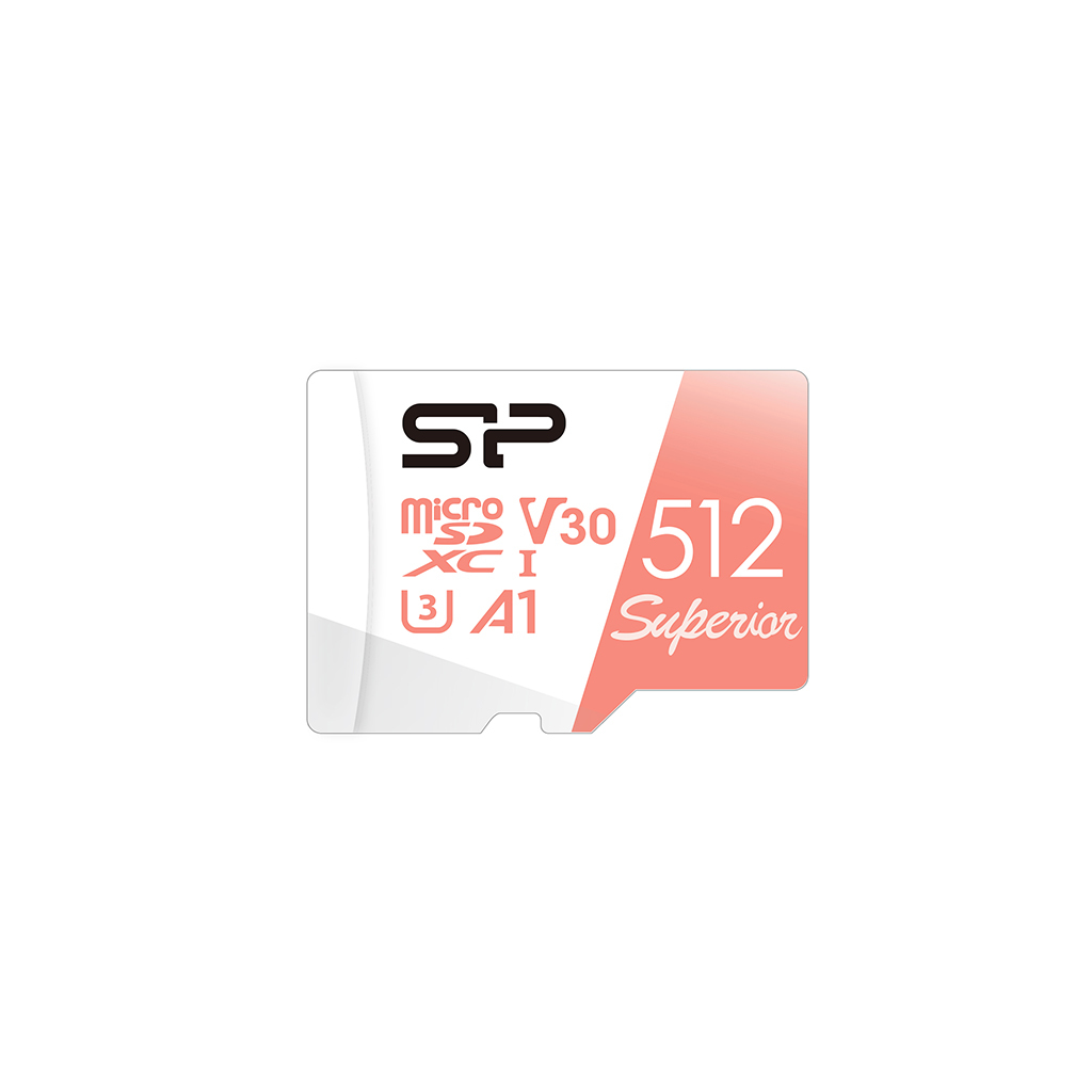SILICON POWER SILICON POWER memory card Superior Micro SDXC 512Go UHS-I A3 V30