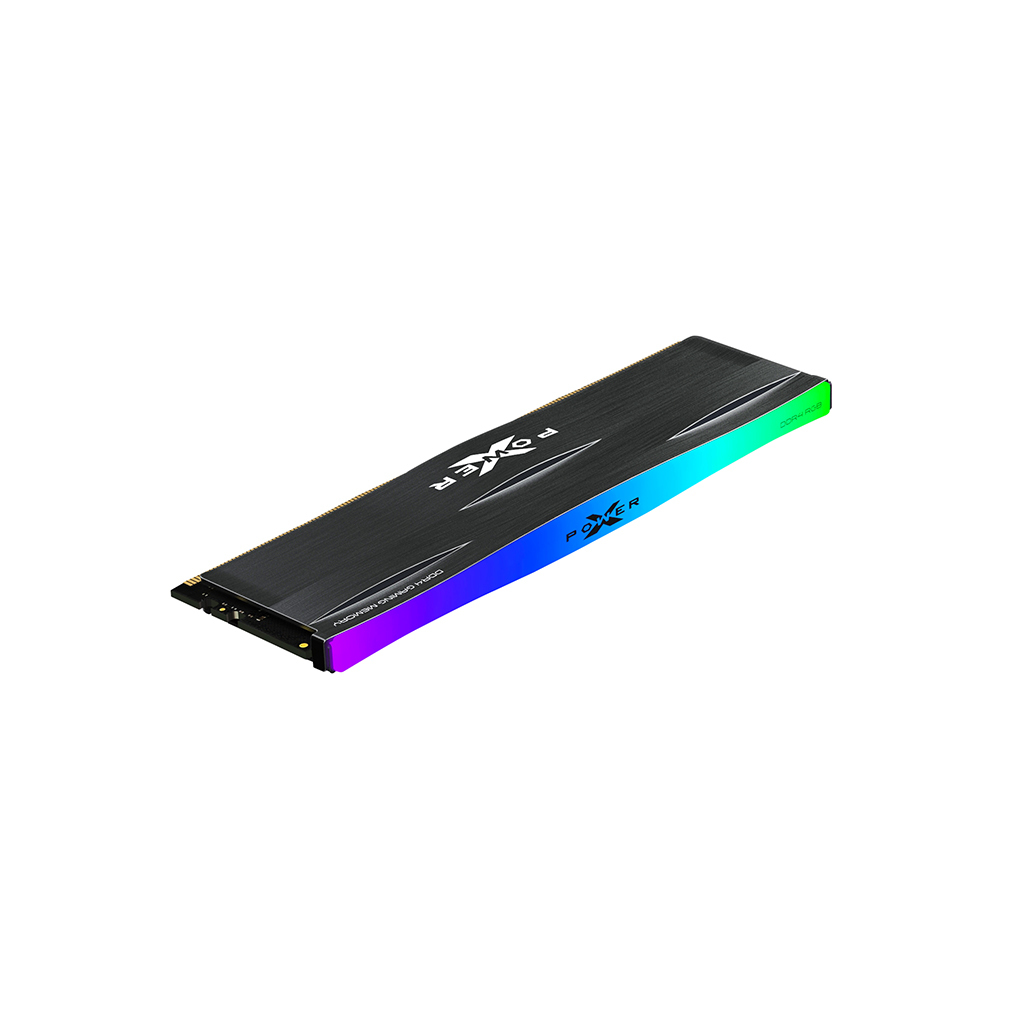 SILICON POWER Barrette mémoire 8Go DIMM DDR4 XPower Zenith RGB PC4-25600 (3200 Mhz) (Noir)