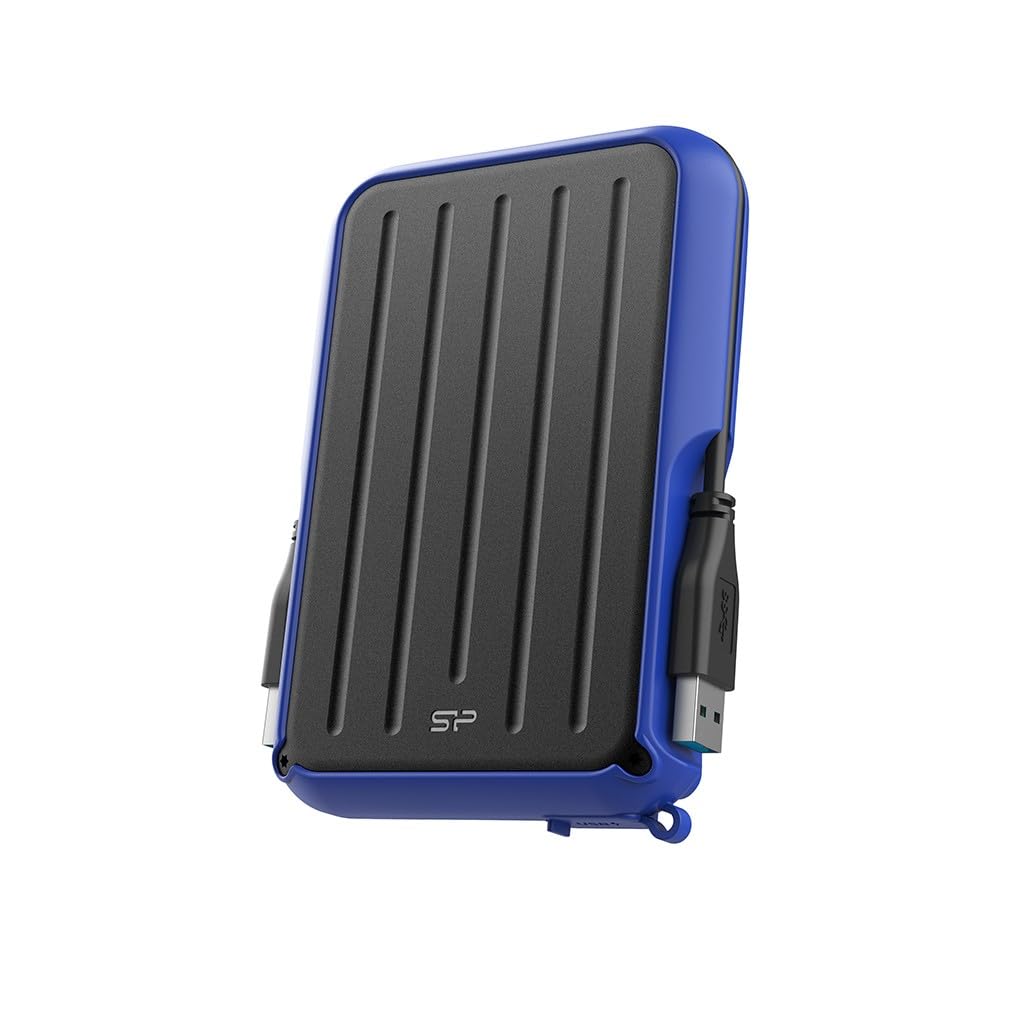 SILICON POWER External HDD Armor A66 2.5p 5To USB 3.2 IPX4 Blue
