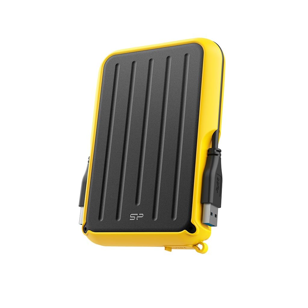 SILICON POWER External HDD Armor A66 2.5p 4To USB 3.2 IPX4 Yellow