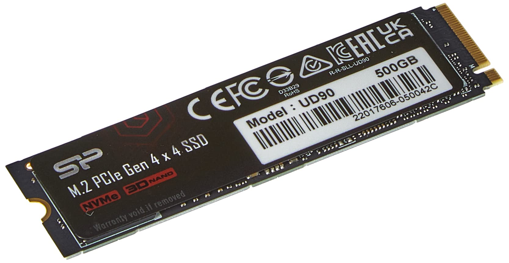 SILICON POWER Disque SSD UD90 500Go - NVMe M.2 Type 2280