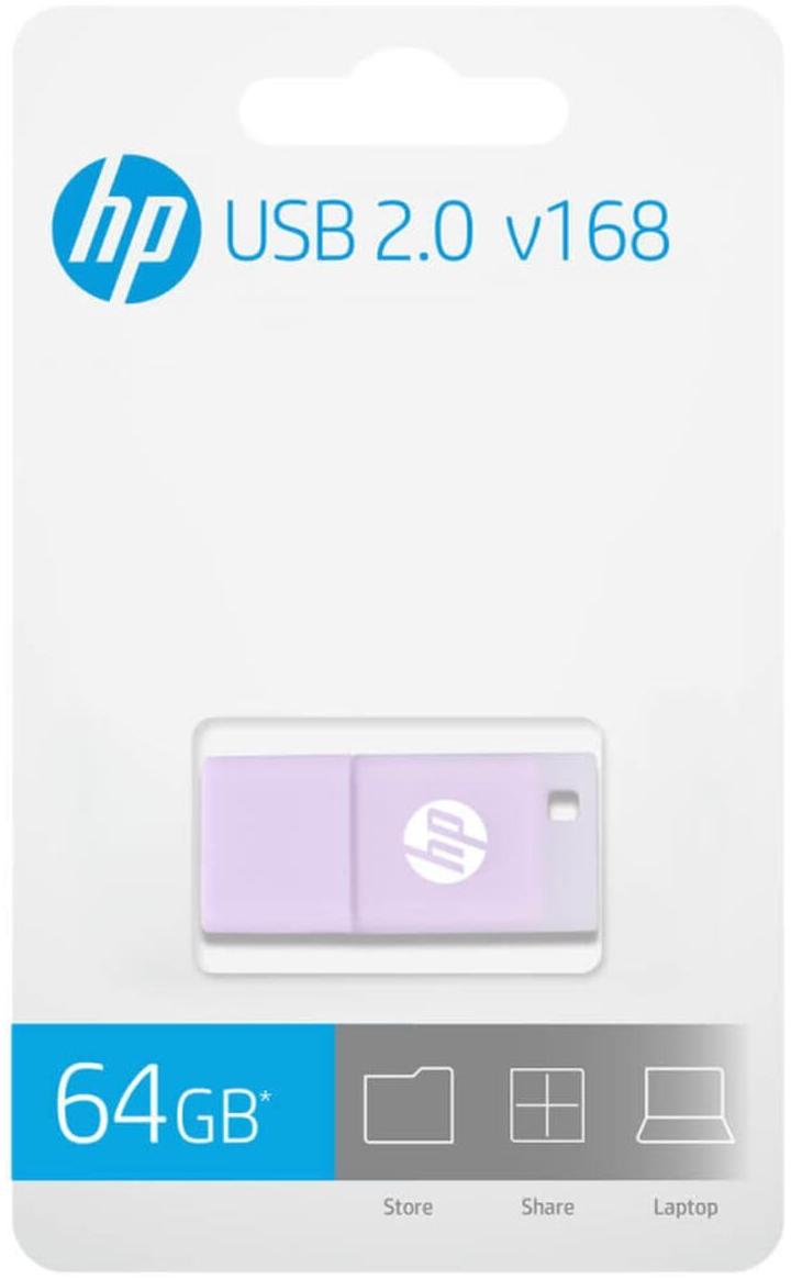HP cle usb 64go v168 usb 2.0 lila