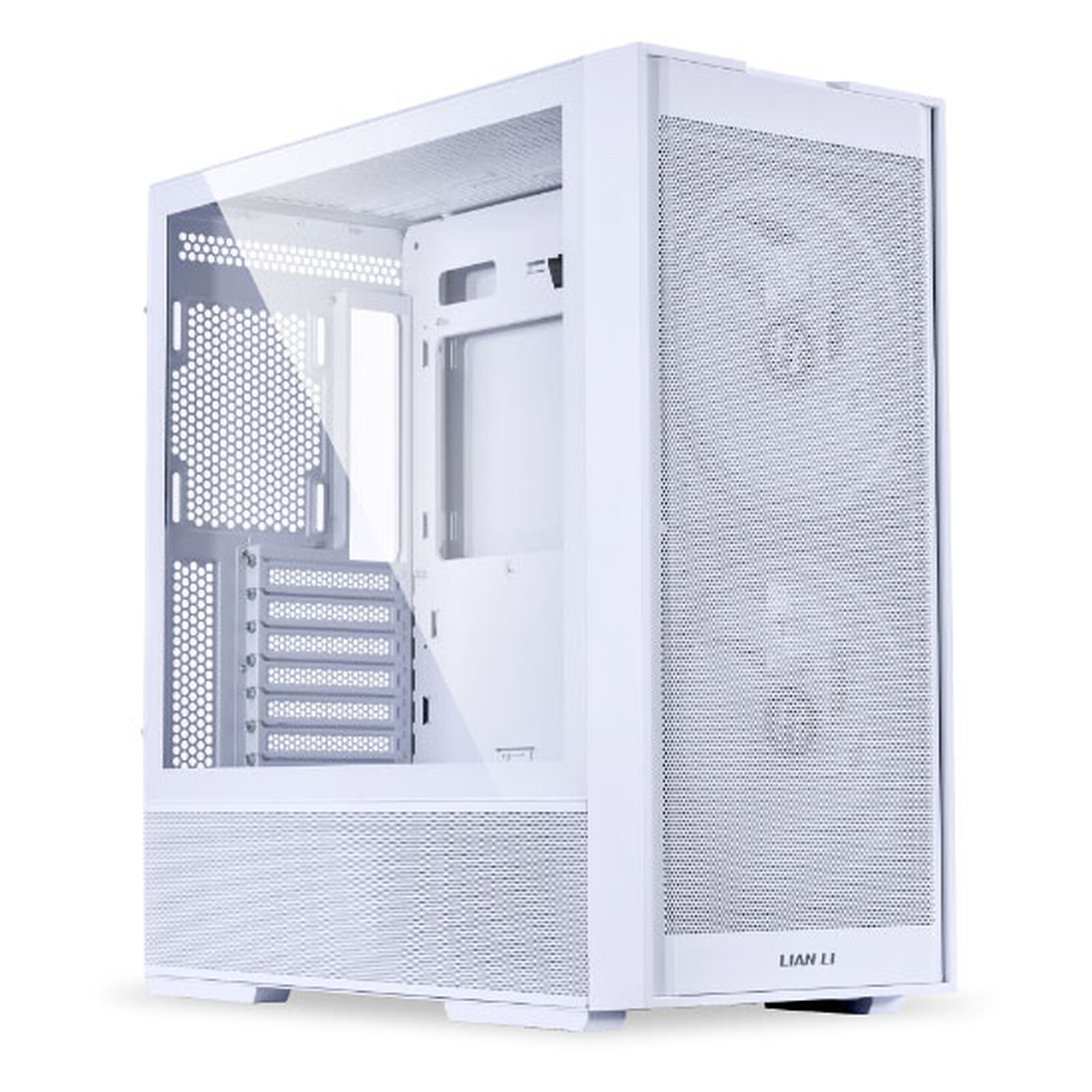 LIAN LI Boitier Moyen Tour ATX Lancool 206 avec panneau vitré (Blanc)