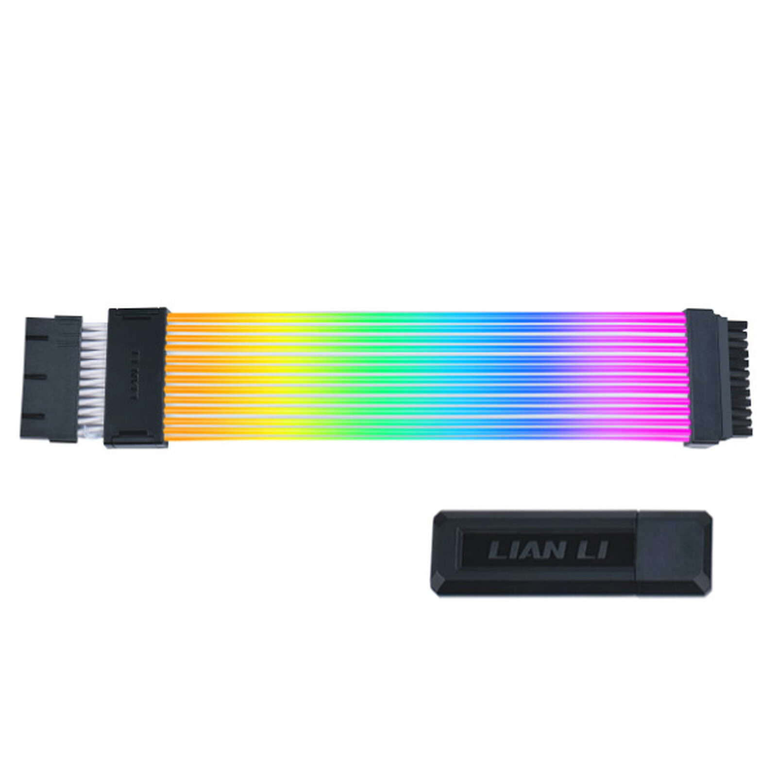 LIAN LI Adressable RGB Strimer Wireless 24-PIN + Controller L-Wiress Sync