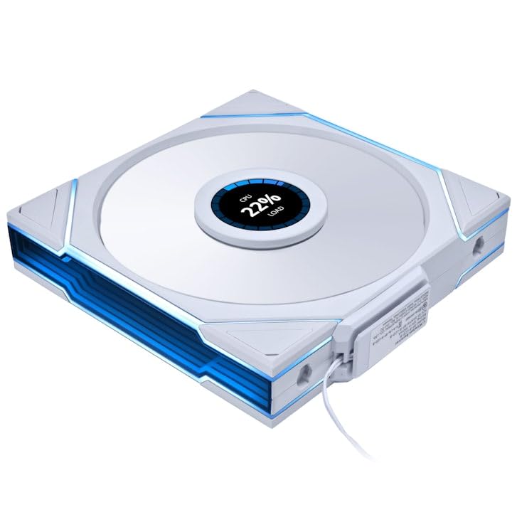 LIAN LI UNI FAN TL LCD Wireless Ventilateur, ARGB, PWM