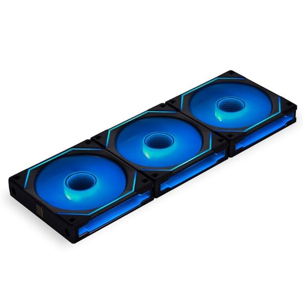 LIAN LI UNI FAN SL-INF 120 ARGB Reverse Blade PWM Ventilateur, 3 Pack inkl. Controller