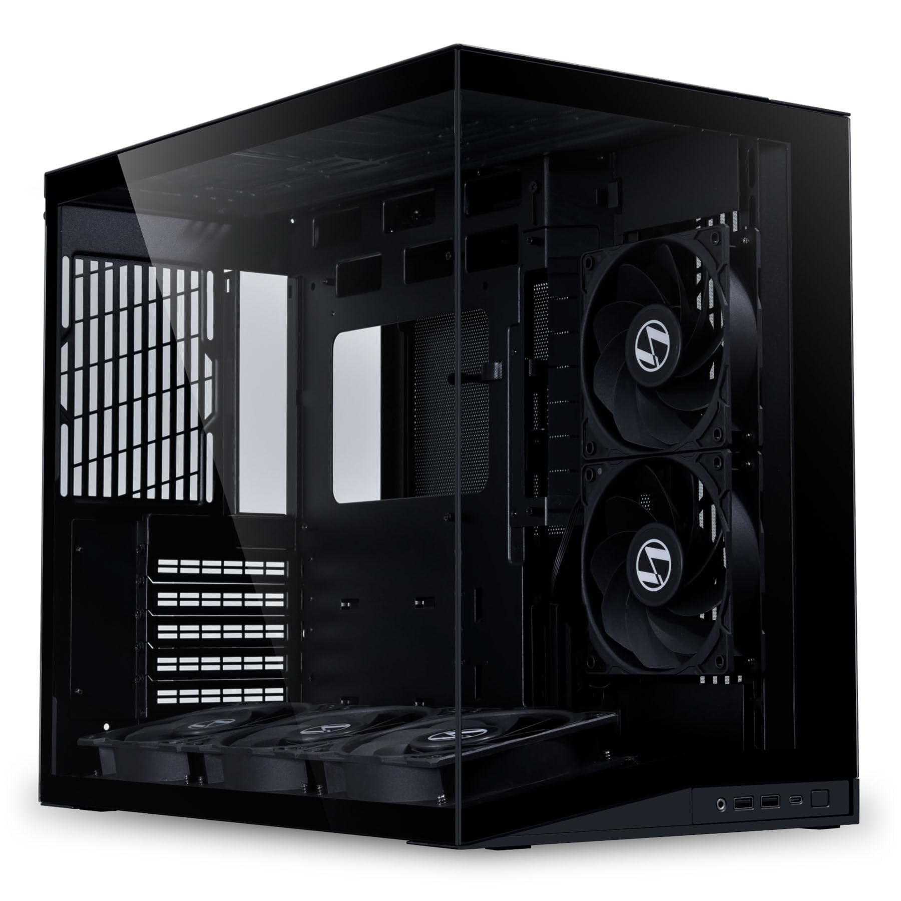 LIAN LI O11 Dynamic Mini V2 Flow PC-Gehäuse, Mini-Gehäuse, ATX, Tempered Glass