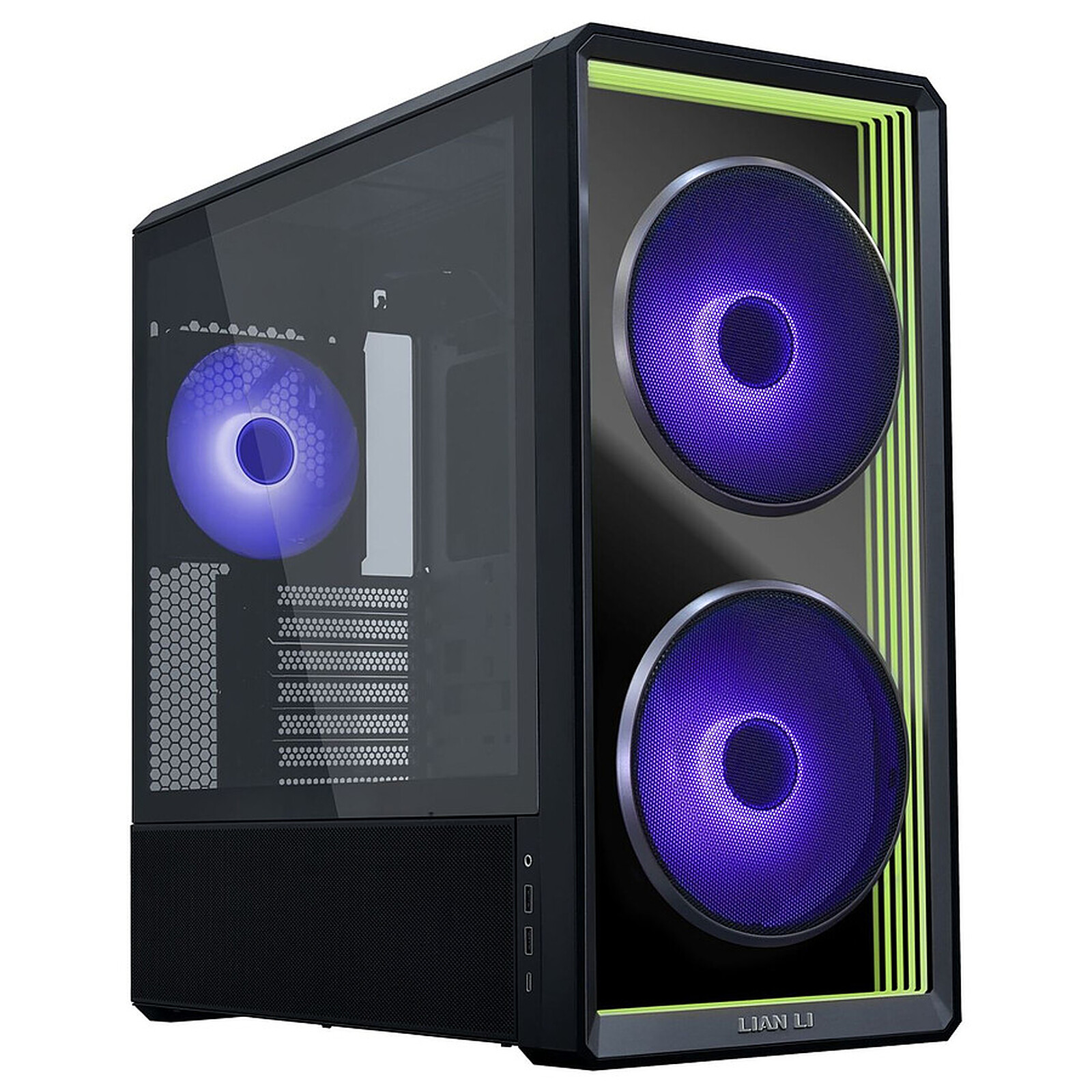 LIAN LI LANCOOL 217 INF PC-Gehäuse, Midi-Tower, Tempered Glass, RGB-Beleuchtung