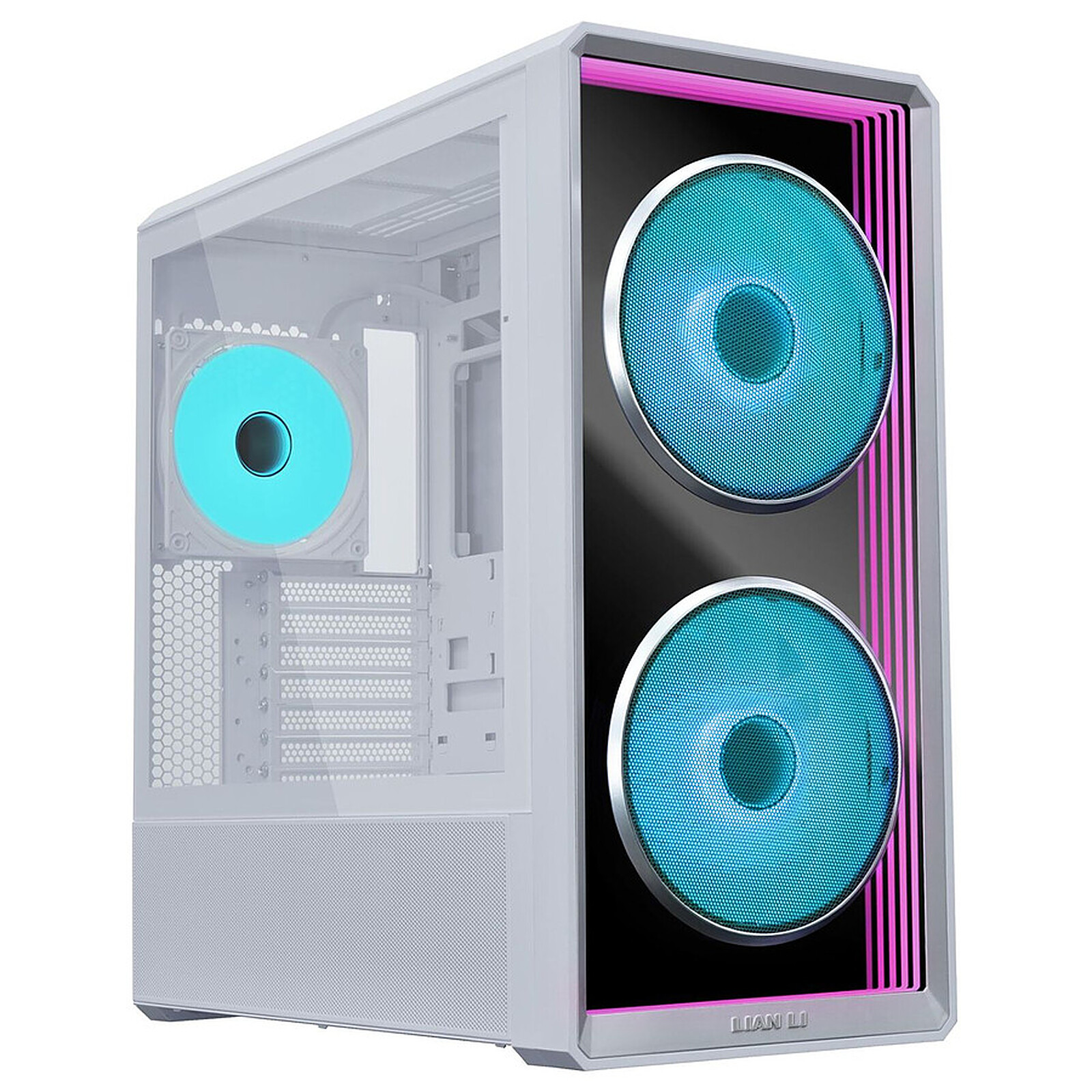 LIAN LI LANCOOL 217 INF PC-Gehäuse, Midi-Tower, Tempered Glass, RGB-Beleuchtung
