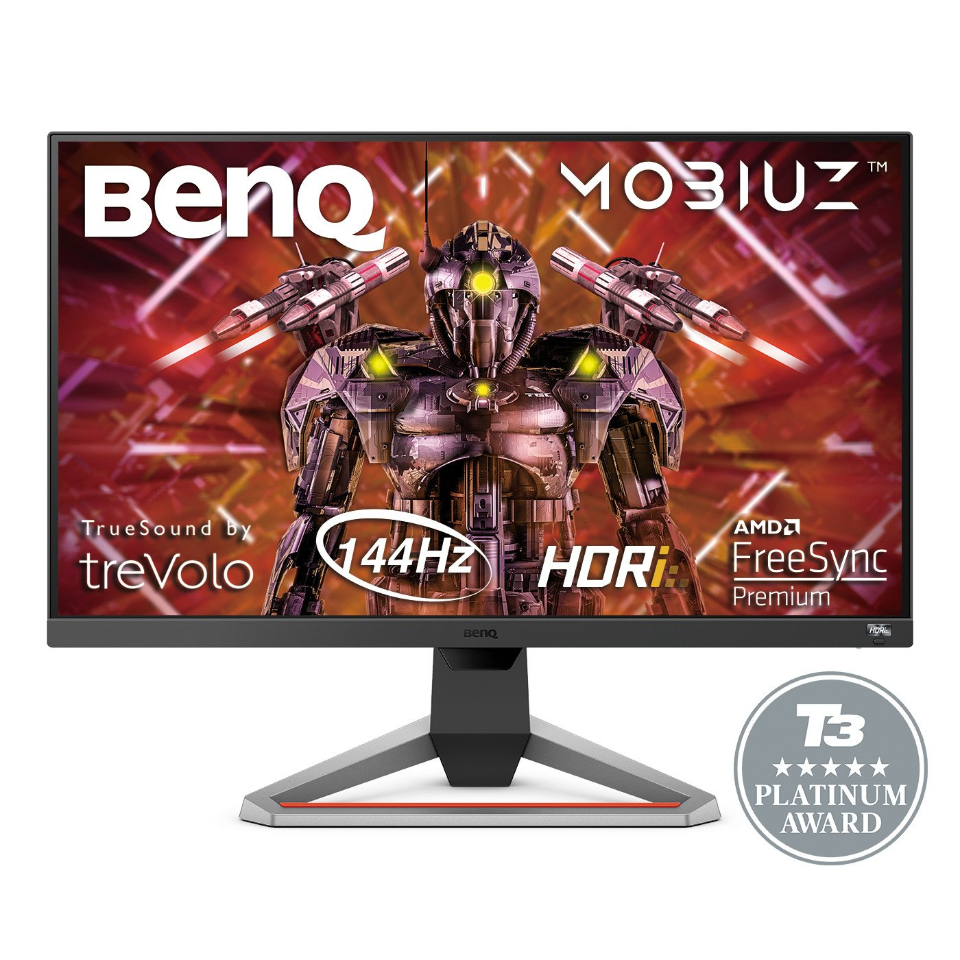BENQ No, the prompt asks for two characteristics. [Type]: Écran PC 4K [Modèle]: MOBIUZ EX2710U [Car