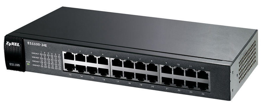 ZyXEL Switch ZyXEL 24x FE ES1100-24E Metall