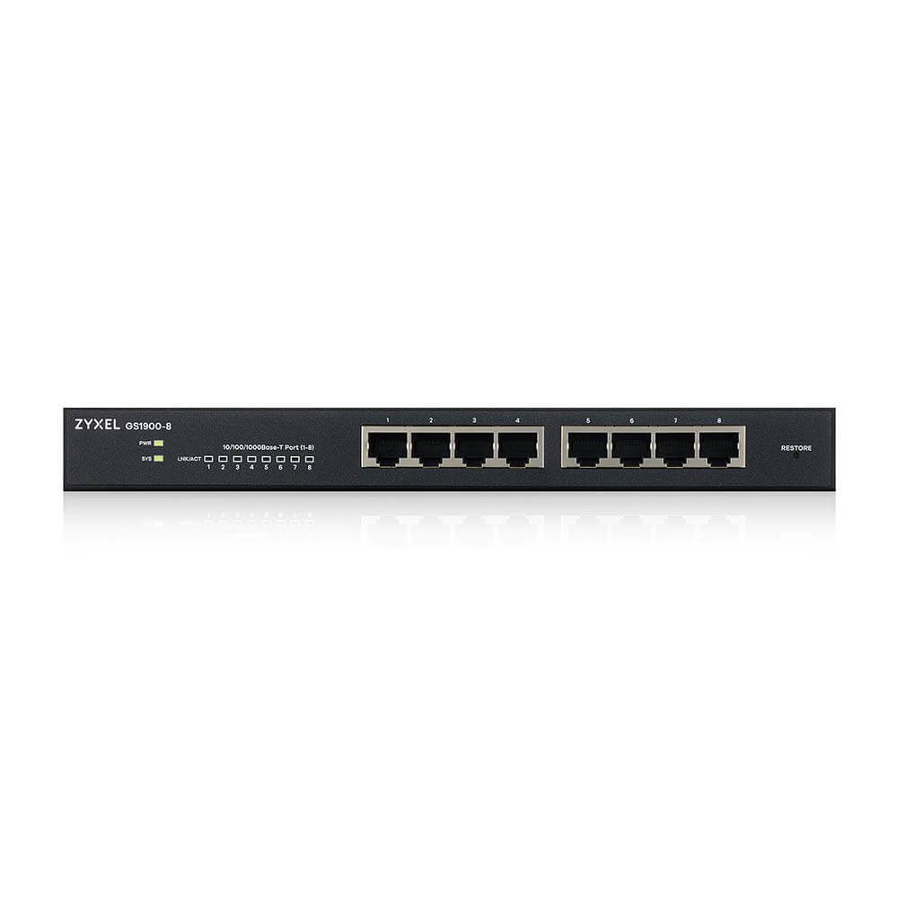ZyXEL Switch réseau ethernet Gigabit GS1900 v2 - 8 ports