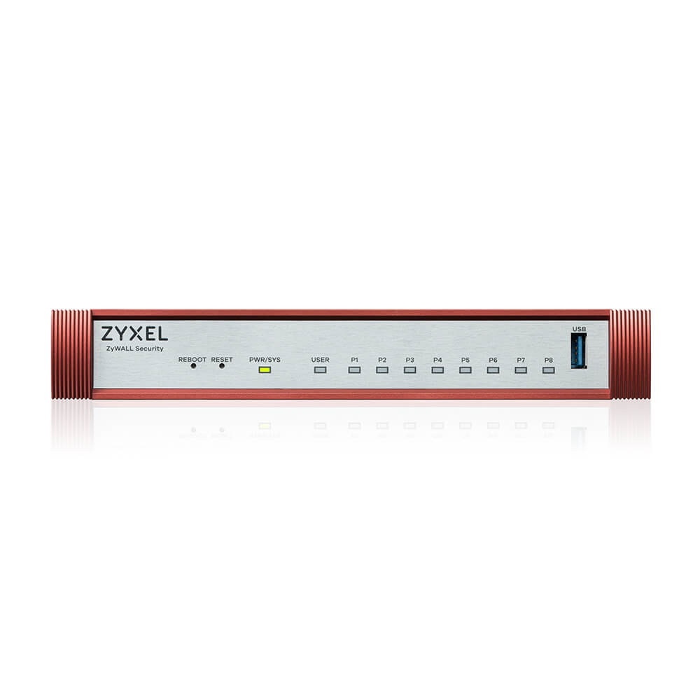 ZyXEL Cortafuegos USG FLEX 100H 8 ports VPN 3 Gbit/s Sécurité Avancée