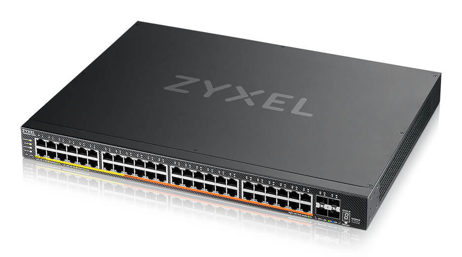 ZyXEL XMG2230-52HP L3 Access Switch 16x 2.5G 32x 1G AC:960W PoE DC:2400W PoE4 x SFP+ Uplink incl 1 yr NebulaFlex Pro
