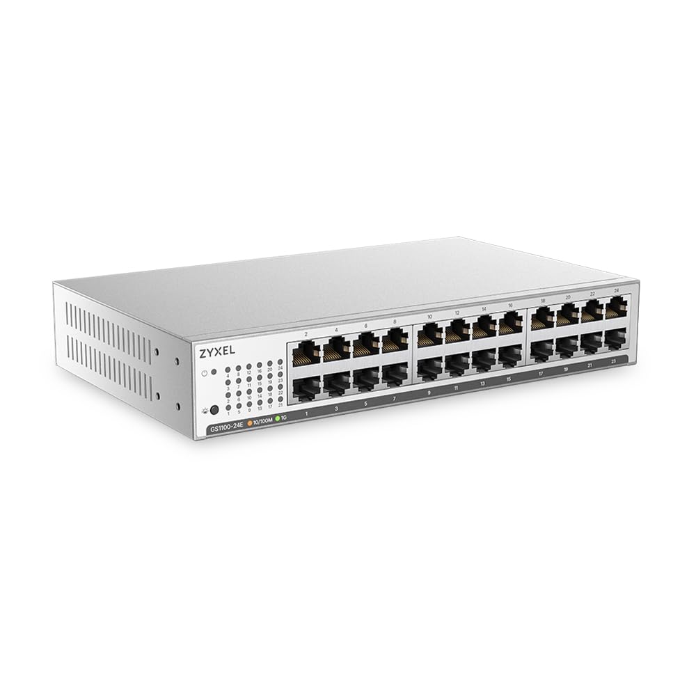 ZyXEL Zyxel GS1100-24Ev4 Unmanaged + 24 port Gigabit Unmanaged Switch v4