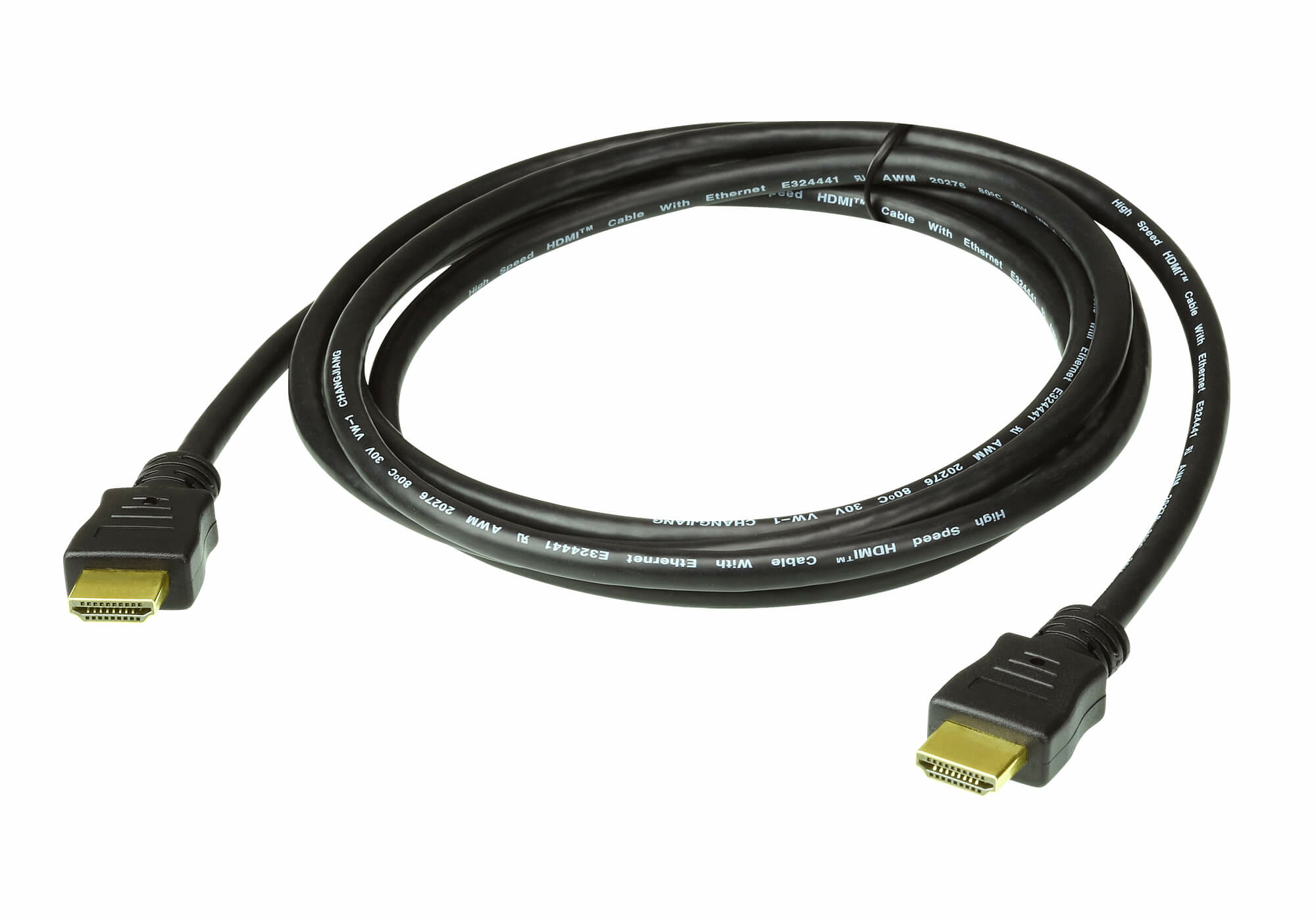 Aten 2L-2D02H-1 Cordon HDMI High Speed True 4K avec Ethernet