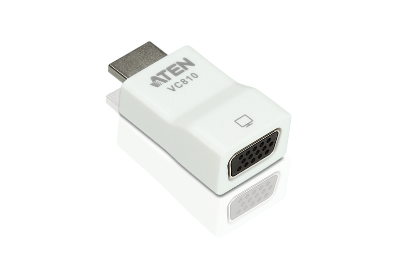 Aten ADAPTATEUR HDMI VERS VGA MONOBLOC