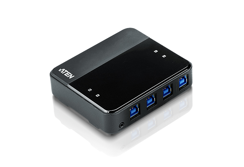 Aten Aten US434 hub 4 ports USB 3.1 Gen1 partagés sur 4 PC/Mac