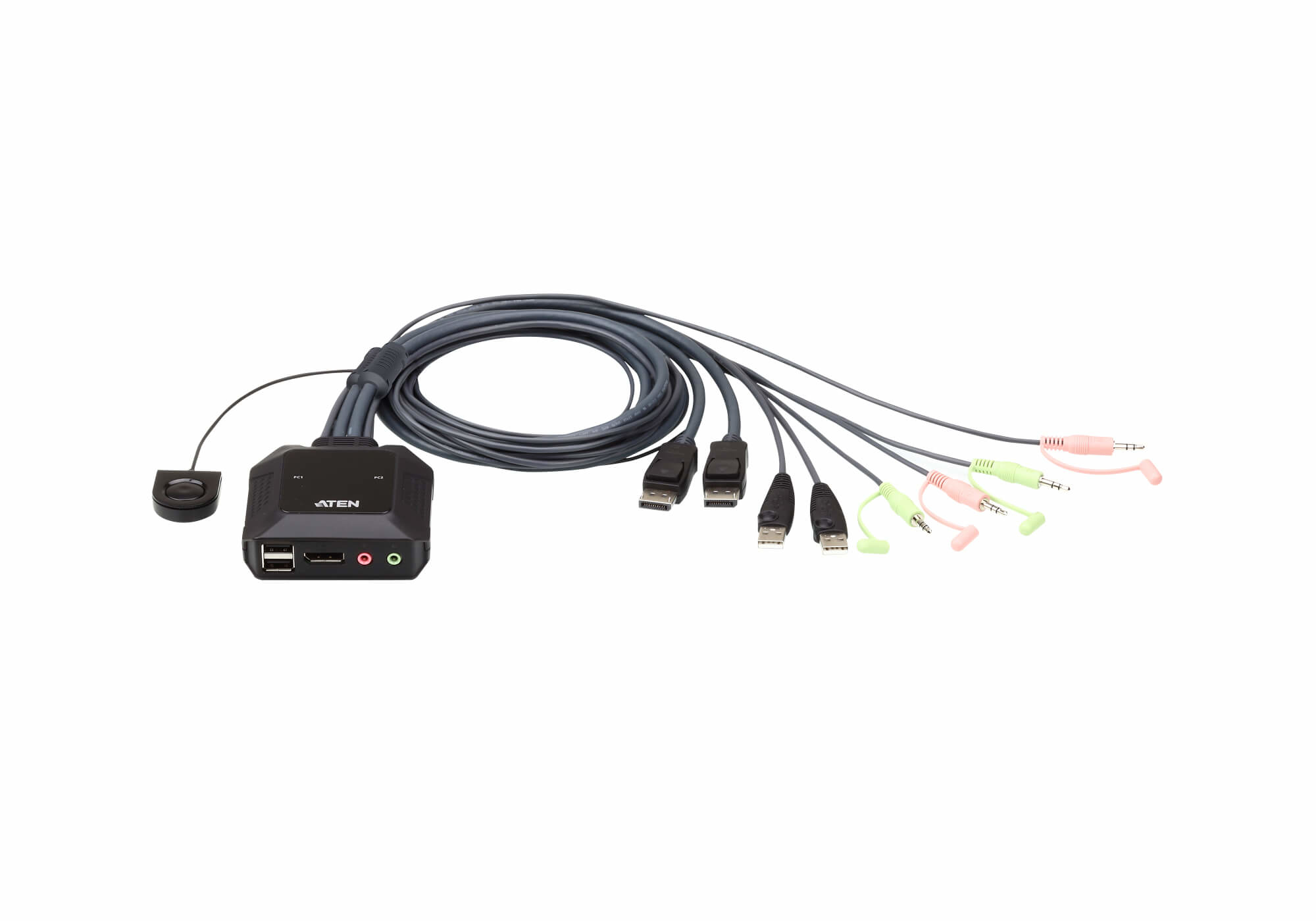 Aten Aten CS22DP switch kvm DisplayPort / USB avec telecommande